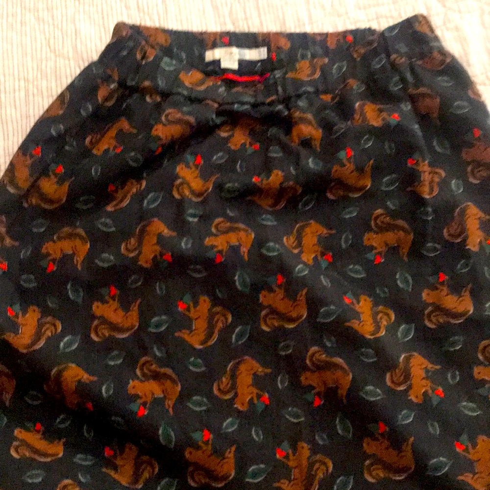 Boden skirt with squirrels!
